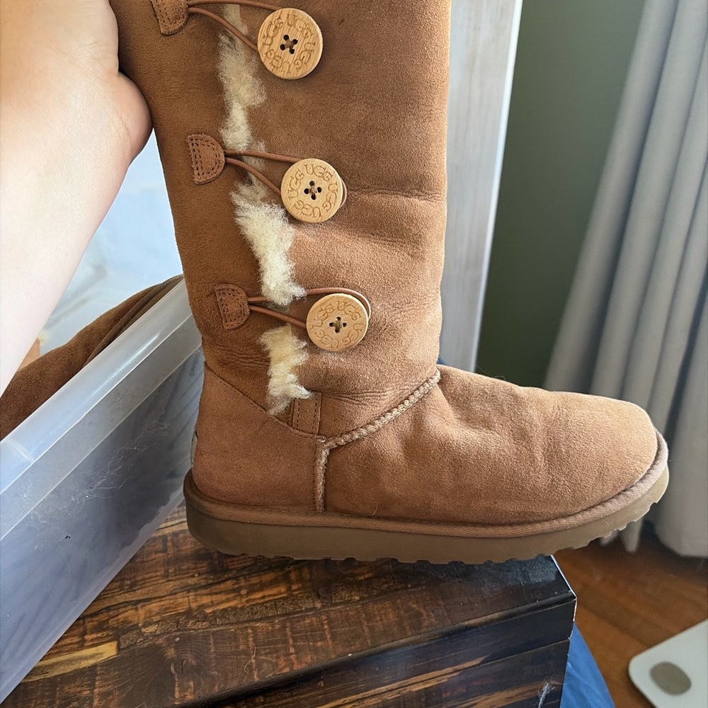 UGG Tan Suede Winter Boots